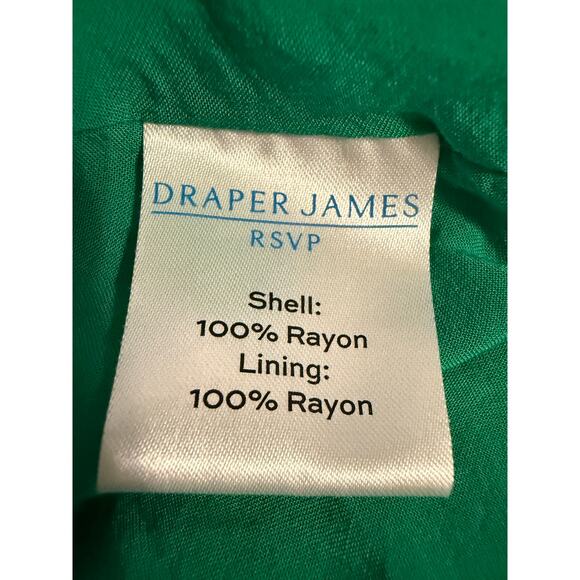 Draper James Womens XL Green Wrap Midi Dress Cottagecore Whimsical Dainty - Picture 7 of 8